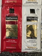 5x TRESemme Keratin Shampoo Conditioner Travel Holiday Pouch Pack Sachet 7ml