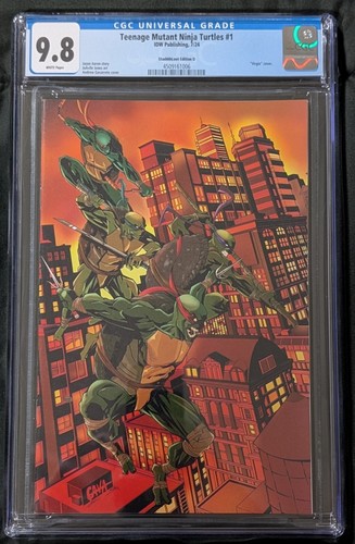 Teenage Mutant Ninja Turtles #1 CGC 9.8 SDCC Stashhhloot Gavarrete LTD 500