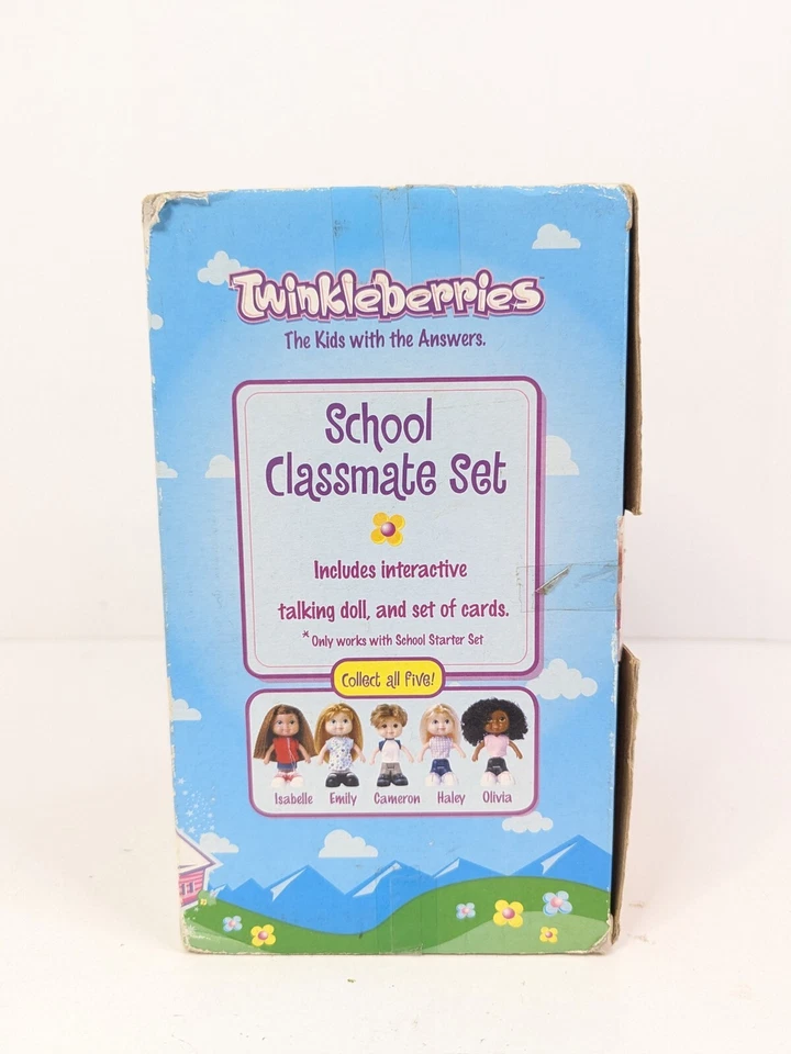 Twinkleberries Cameron Classmate Set Add On Doll Kids w/Answers Toys R Us 2004 N - Image 3 of 4