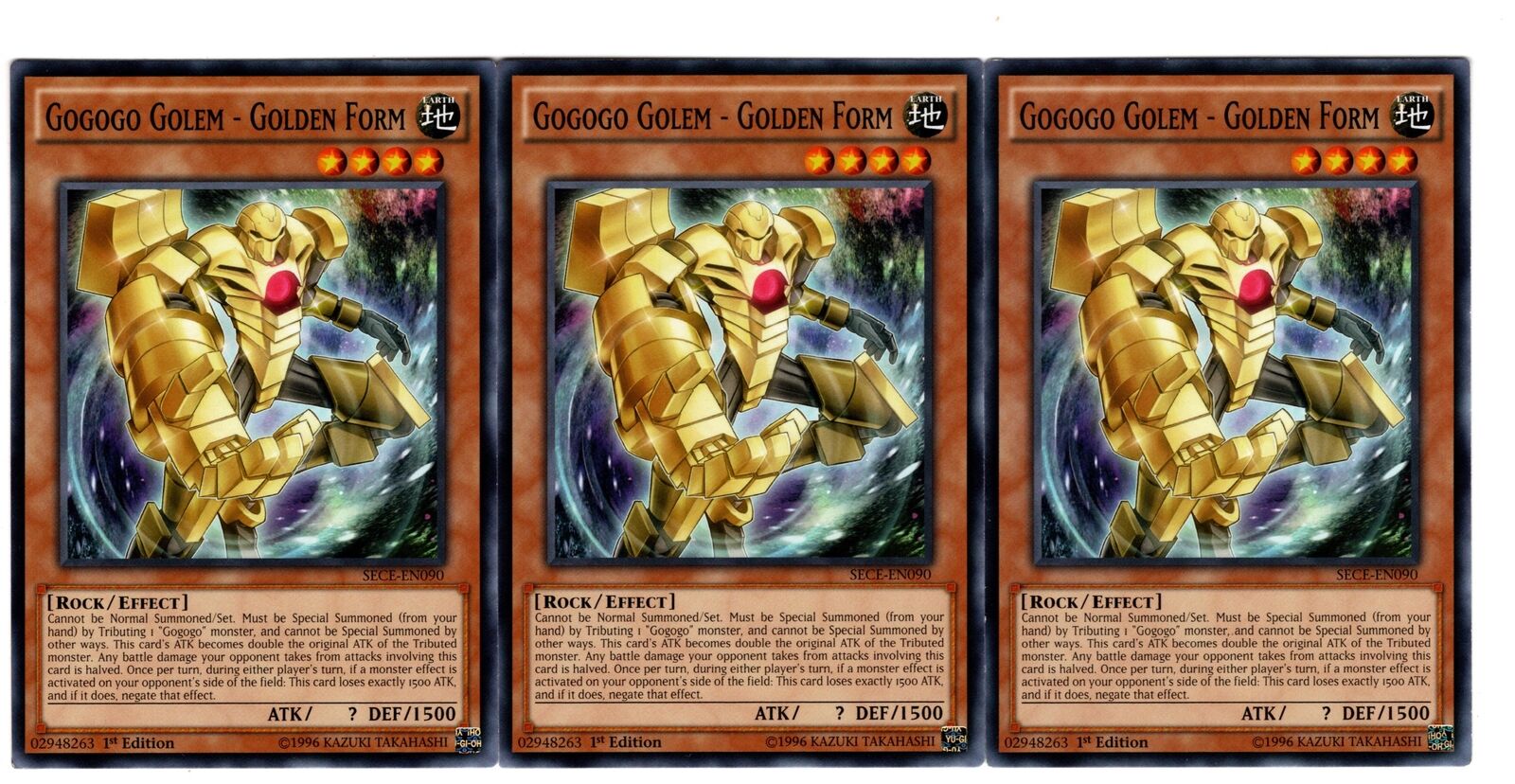 Yu-Gi-Oh! - Gogogo Golem (GENF-EN002) - Generation Force - 1st Edition -  Common