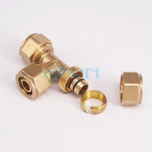 Ajuste de tubería de latón Fit Pex-AL-Pex IDxOD 12x16/14x18/16x20/20x25/26x32mm - Imagen 6 de 12