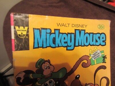 Vintage Walt Disney Mickey Mouse Comic Magazine No. 187 Copyright