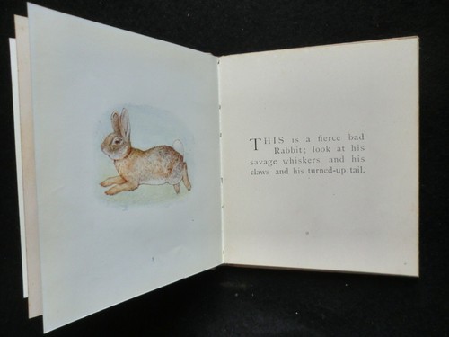 BEATRIX POTTER; The Story of a Fierce Bad Rabbit (1916-1st) Rare Children's Book - Picture 6 of 12