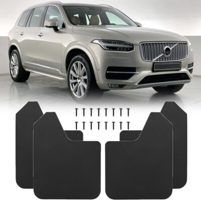 4* Carbon Look Splash Guards Mudflaps Mudguards Fender Flares For Volvo S40 S60