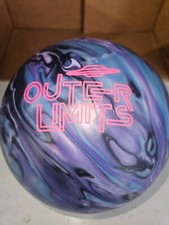  15.4oz/Top 3.2oz/Pin 2-3" New Radical Outer Limits Bowling Ball  1st 15lb