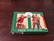 Coca Cola Santa Nostalgia Playing Cards - 1995 Edition - 2 Complete Decks