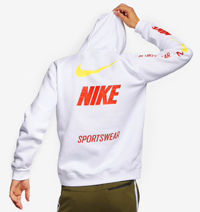 overhead multicolor sportswear overbranded hoodie nike club