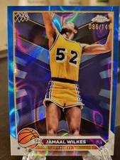 2024 Topps Chrome Blue Lava /149 Jamaal Wilkes Basketball #112 Lakers