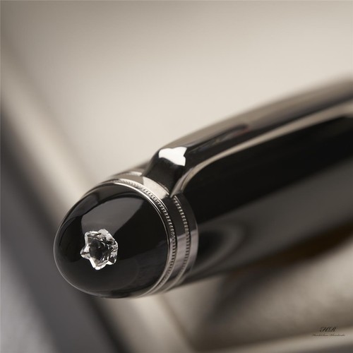 Montblanc Meisterstück Le Grand No 161 Platin Diamond Kugelschreiber ID 106125 - Picture 5 of 7