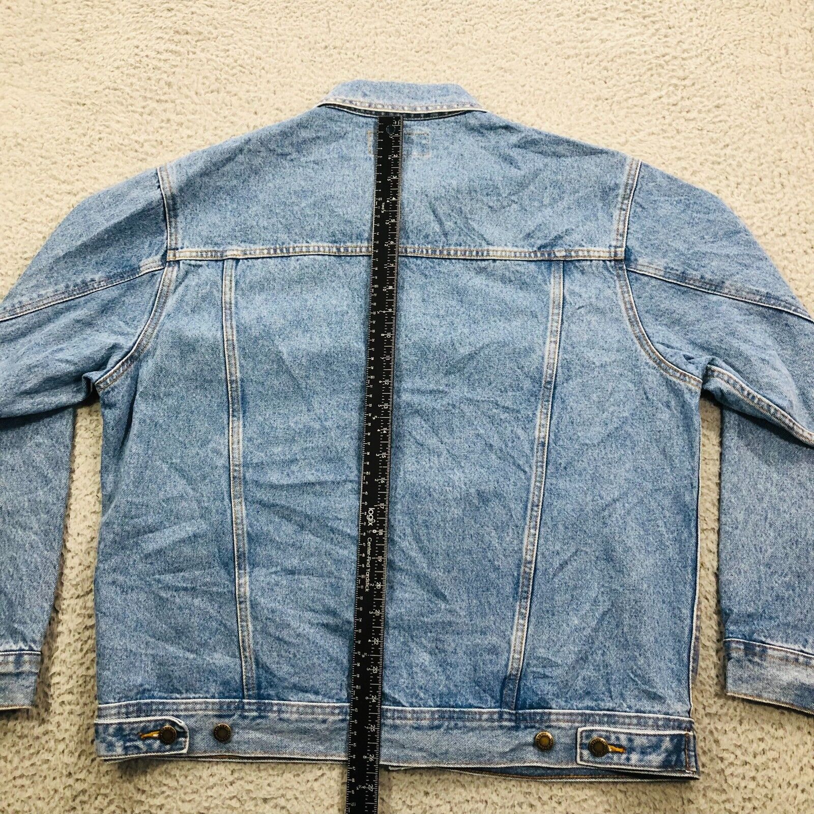 Vintage Wrangler Rugged Wear Jacket Men Large Blu… - image 6