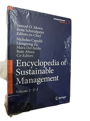 Encyclopaedia Of Sustainable Managment 
