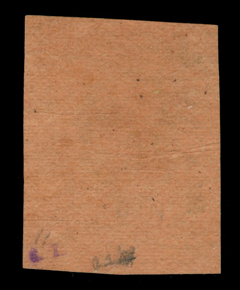 MEXICO 1861 HIDALGO  8r blk, red brown - APAM - district ovp. Scott # 11 used XF - Image 2 of 2