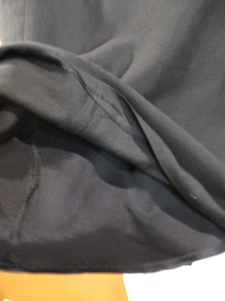 Vestido de lino Rafaella vintage 14 forrado sin mangas línea A vestido cuello cuadrado Foto 4 de 4