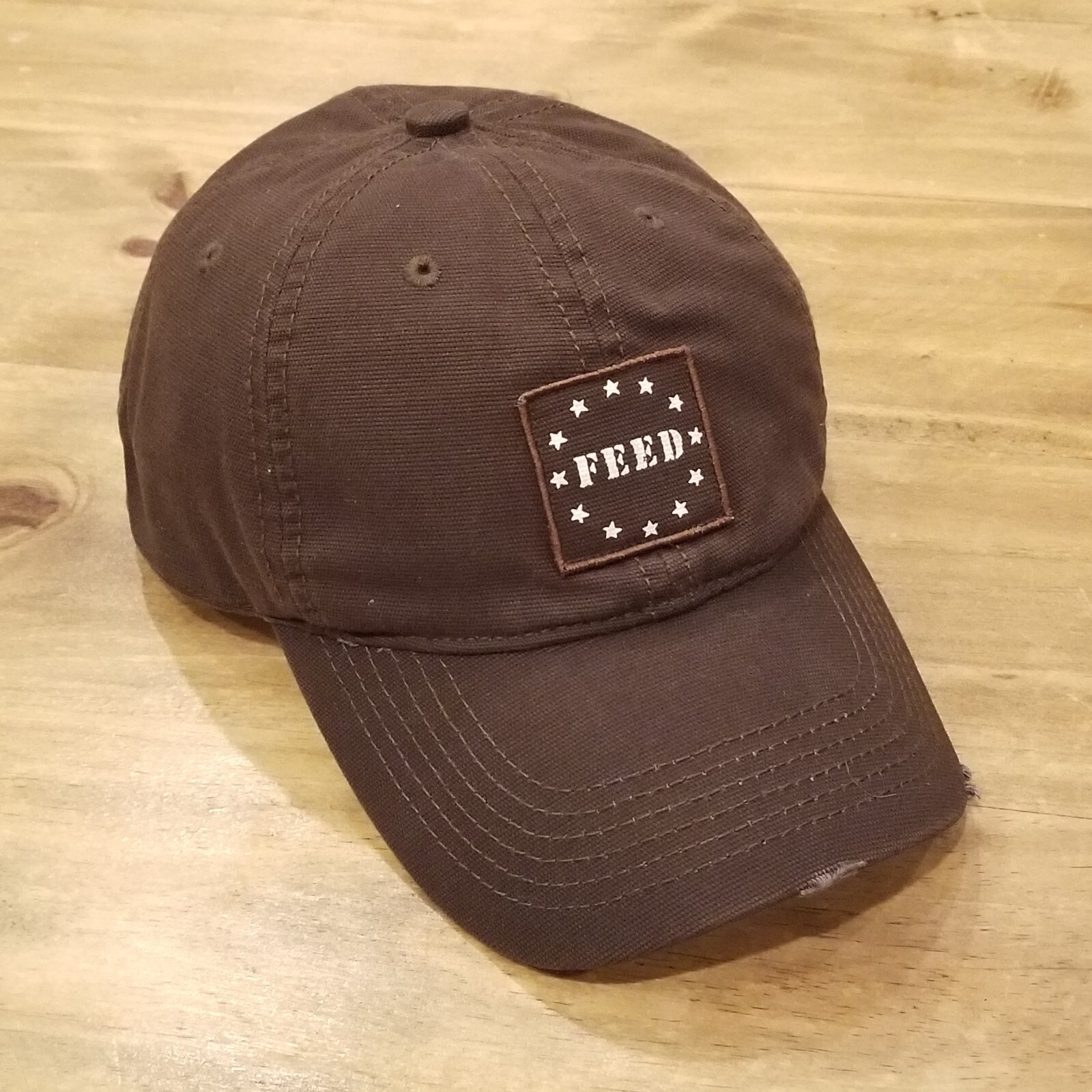 Feed USA Hat Cap Strap Back Adjustable Front Patc… - image 5