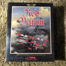 Red Baron (Dynamix, 1991) **Missing Disc 1** 3.5” Floppy Mac Macintosh