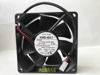 NMB-MAT 3110GL-B4W-B54 8025 DC12V 0.30A 8CM 2-Pin Case Cooling Fan
