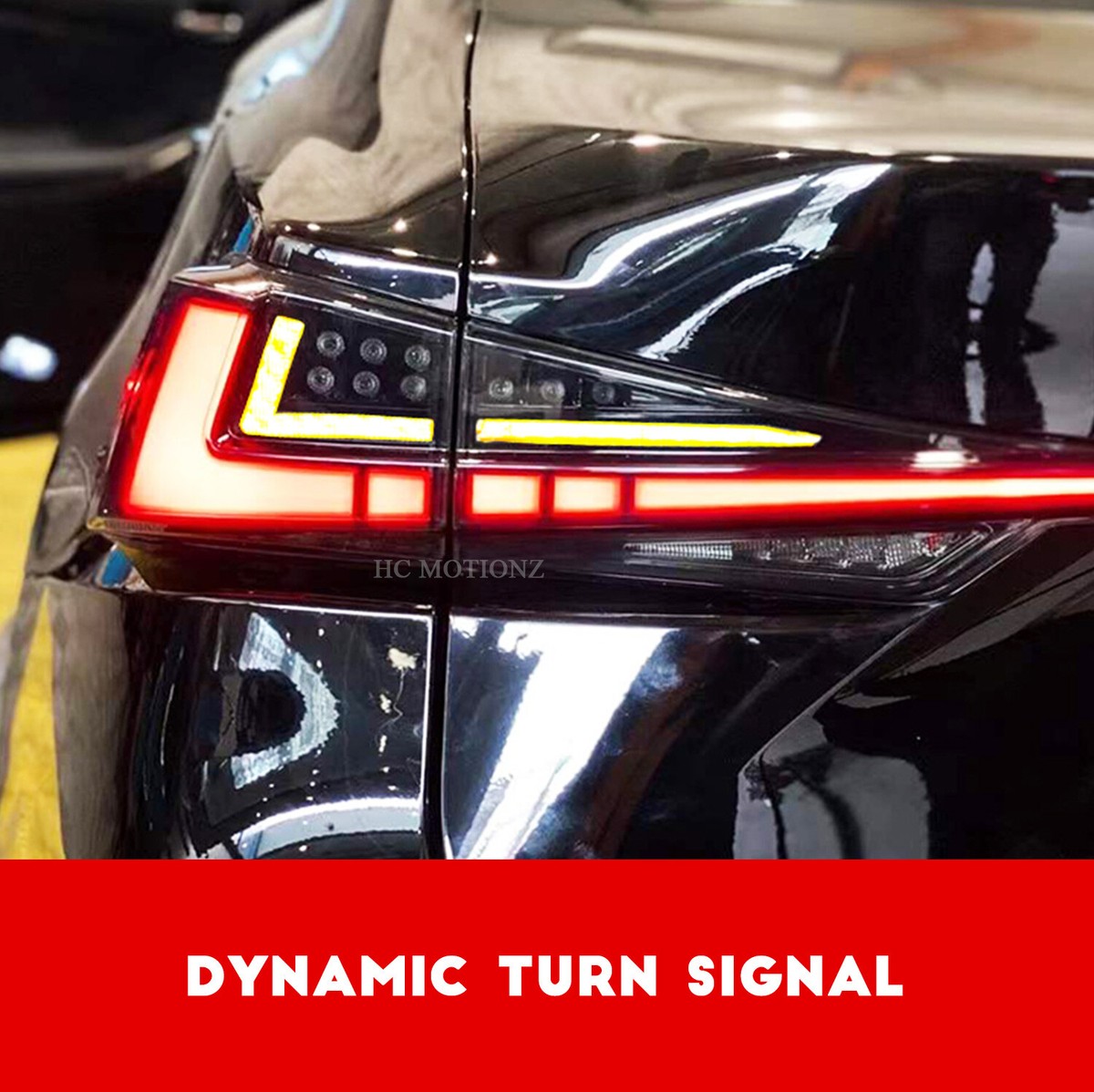 Clear LED Tail Lights For Lexus IS250 300h 350 F 2013-2020 Start UP Animation eB