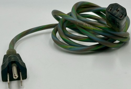 Blue, Green & Yellow Volex PS204 Power Cord Vintage Apple IMac - 第 1/5 張圖片
