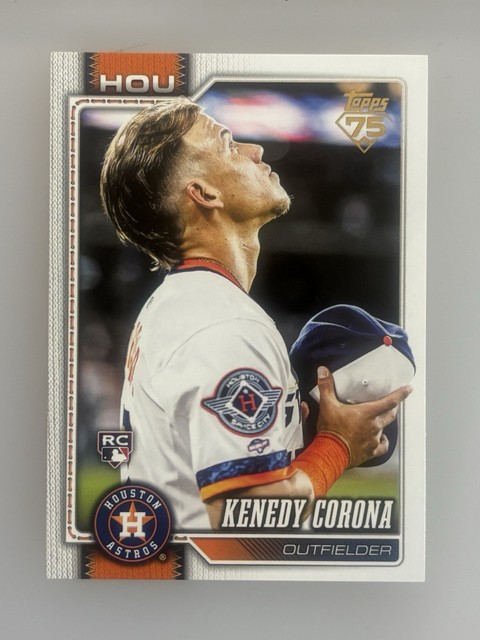 2026 Topps Baseball Series 1 #145 Kenedy Corona RC GOLDEN MIRROR Variation card