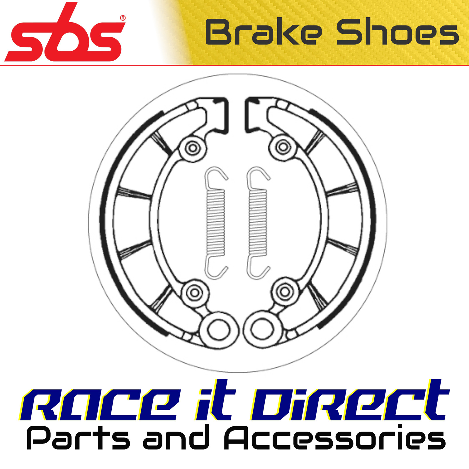 Brake Shoes for HONDA CB 550 1976-1977 Rear SBS
