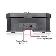 T6 Portable 6-Channel Sound Card Mixing Console Audio Mixer Built-in 16 DSP AJOI