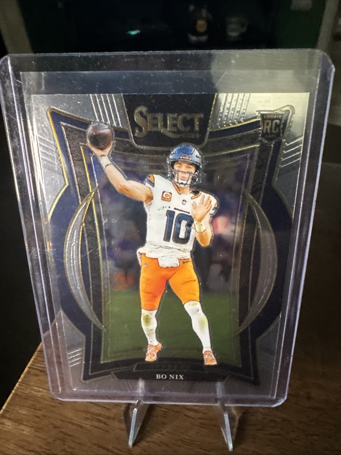 2024 Panini Select - Concourse Bo Nix #30 Silver Prizm (RC)