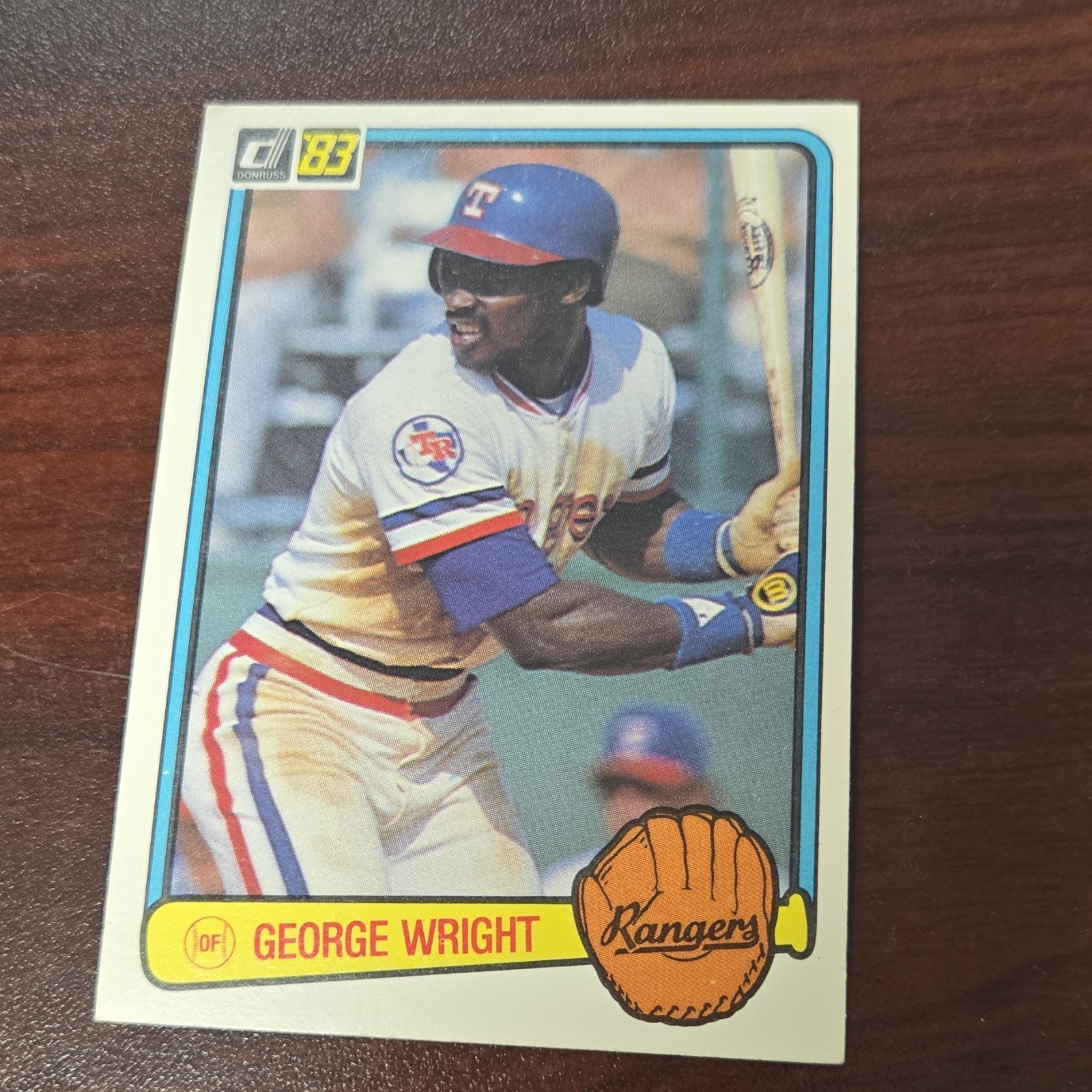 Donruss 1983 Base Set Rookie George Wright #116 Texas Rangers MLB Card