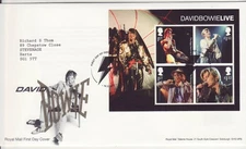 GB Stamps First Day Cover David Bowie MS, music, song, chart, download SHS 2017