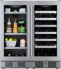 Avallon AWCBV8627 30"W 86 Can Capacity Beverage Cooler and 27 - Stainless Steel