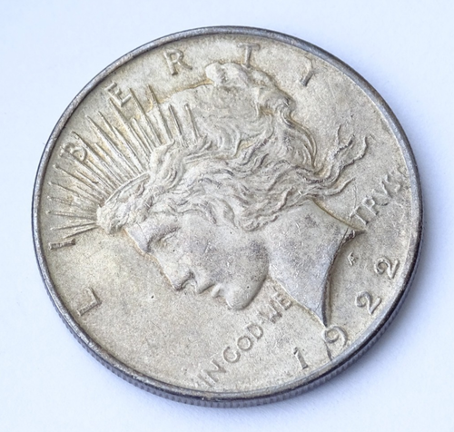 1922 Silver Peace Dollar / FedEx Free Shipping / jhpd - Picture 3 of 10