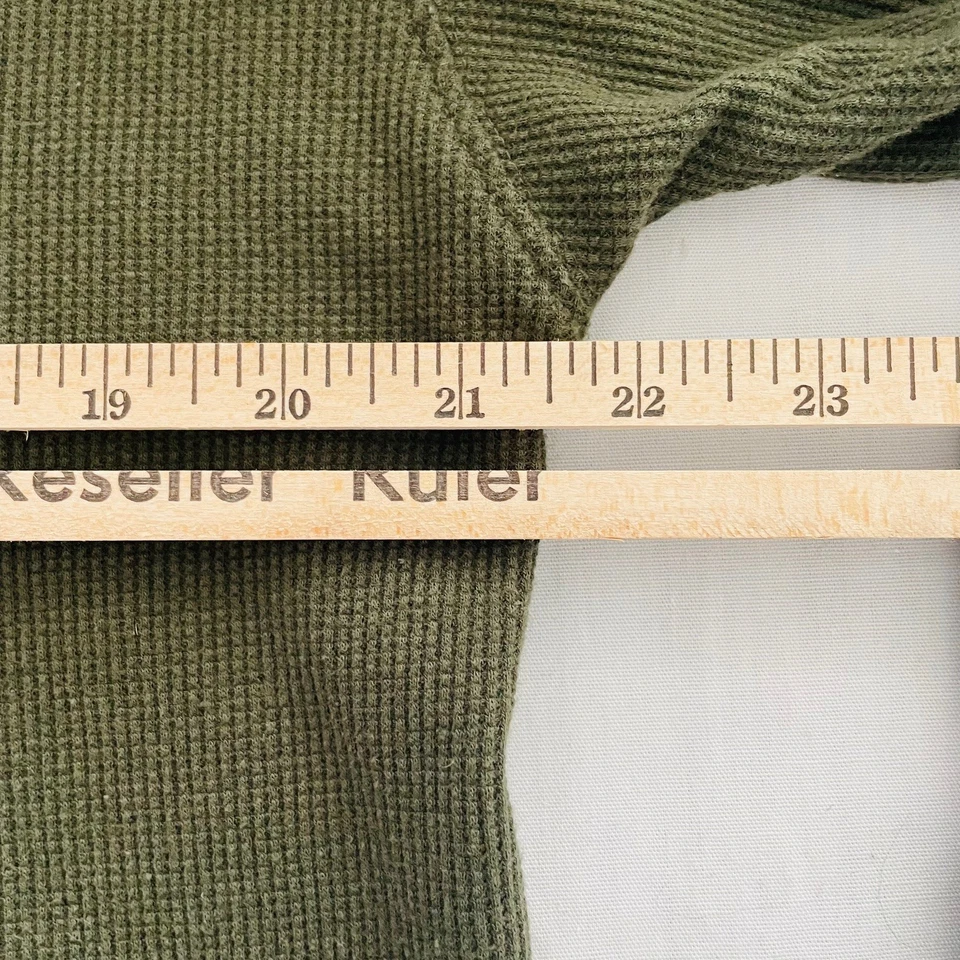 Camiseta corta térmica tejida gofre verde XS rosa Victoria's Secret para mujer logotipo Foto 4 de 4