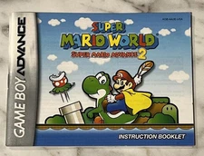 Super Mario World Super Mario Advance 2 Instruction Manual Nintendo GBA