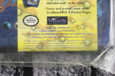 pokemon trading card game collectors album 1999 Original Pokemon Trading Card Game Collector's Album NEW Sealed! USA