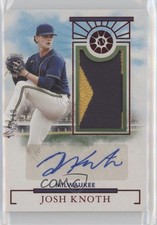 2024 Boys of Summer Prospect Material Signatures Red 12/49 Josh Knoth Auto pi4