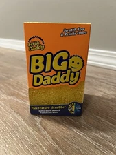 New Scrub Daddy-Big Daddy Flex Texture Scrubber Sponge-Soft/Firm-Scratch Free