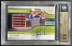 TIGER WOODS BGS 9.5 2014 SP AUTHENTIC #1 LIMITED JERSEY PATCH 10 AUTO GEM 22/100
