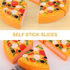 15-Piece Pizza Party Play Set for Kids - Realistic Pizza Pie Pretend Play Foo...