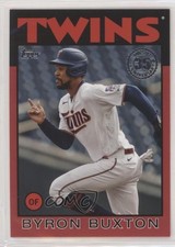 2021 Topps 1986 Baseball 35th Anniversary Series 2 Red 7/10 Byron Buxton 7ba