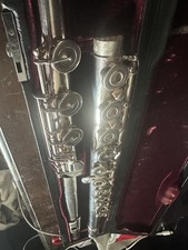 GEMEINHARDT Solid STERLING SILVER FLUTE Elkhart M3S 3392 With CASE - Preowned