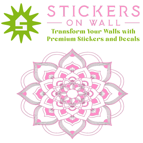 Extra Large Mandala Wall Sticker Bedroom Vinyl Decal Room Decor - Picture 13 of 32