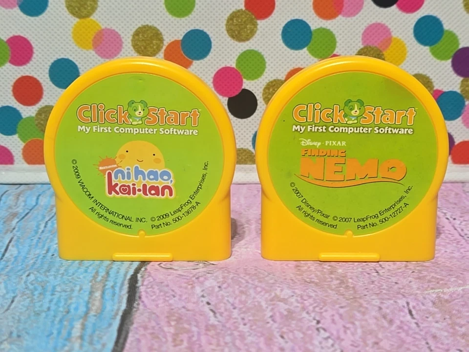 Click Start My First Computer Game Cartridge Lot Of 8 Leapfrog Disney Thomas - Image 4 of 4