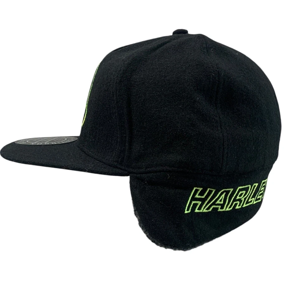 Harley Davidson Para Hombre Talla 7 1/5 (XL) Ajustado Willie G Calavera Sherpa Oreja Gorra Sombrero Foto 3 de 4