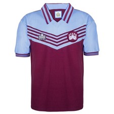West Ham United 1980 Admiral Retro Shirt 100% COTTON Men's