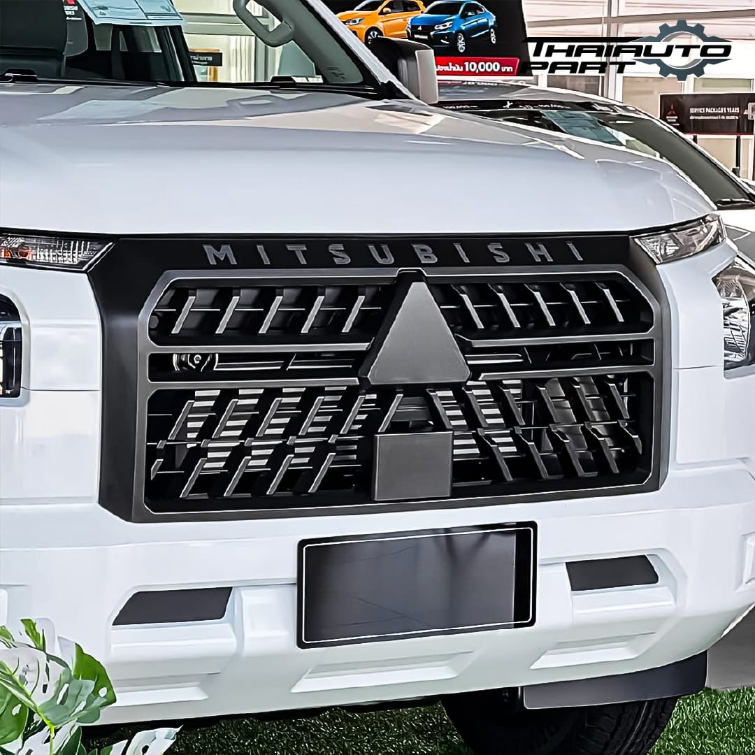 For Mitsubishi Triton L200 Single Cab 2023-2025 Front Grille Matte