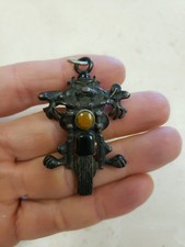 VTG 1998 Warner Bros Starline USA Taz Riding A Motorcycle Tasman Devil Pendant