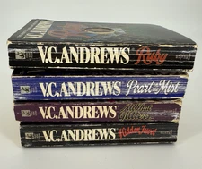 V.C. Andrews Landry Series1-4 Books Good Condition  Keyhole Covers Ruby
