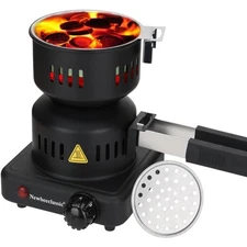 Electric Charcoal Starter 600W Durable Faster Coals Burner&Detachable Handle US