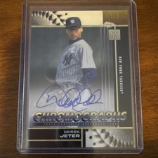 Marketplace image: 2026 Topps Chrome Derek Jeter Chromographs Superfractor Auto 1/1 CHR-DJ