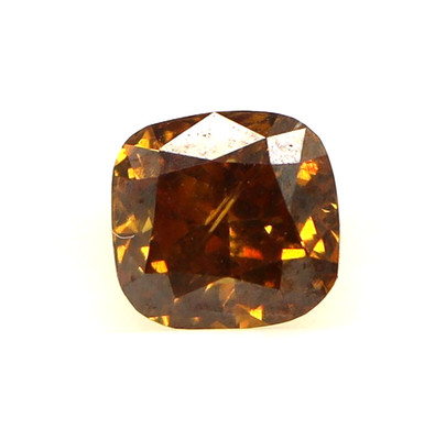 Certifiedchampagne Farbe Natürlicher Diamant Kissen Schnitt 3 MM SI1 Klarheit