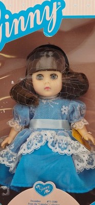 Vintage Vogue GINNY Doll ORIGINAL BOX UNOPENED 8'' Doll December Calendar Coll